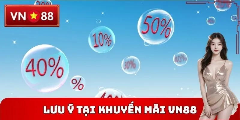 Lưu ý tại Khuyến mãi VN88